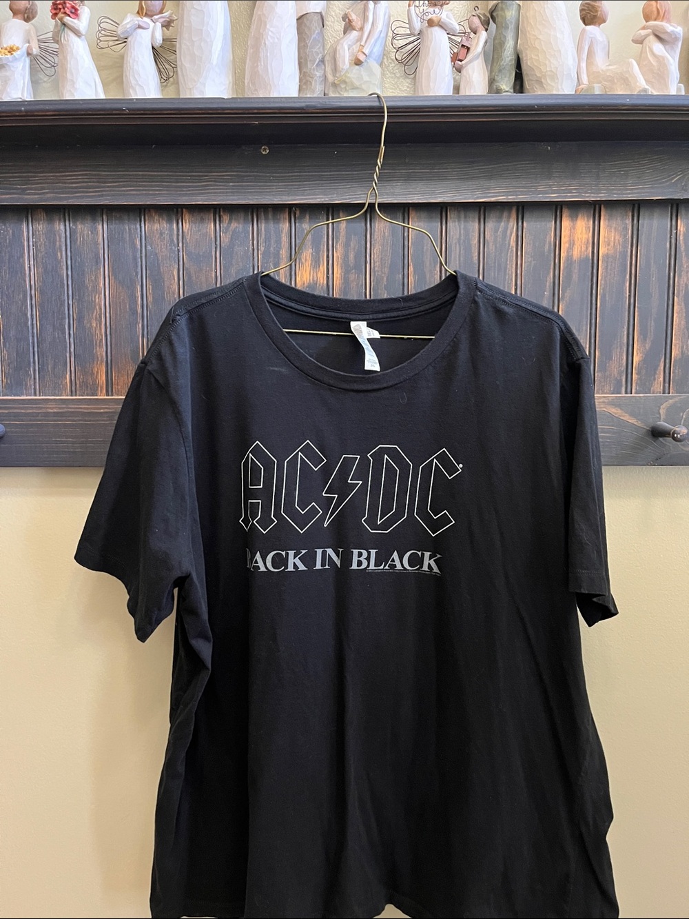 Bella Canvas Black AC/DC "Back in Black" Short Sleeve Tee